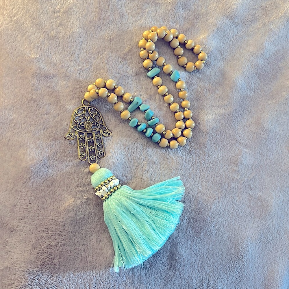 OS necklace - bohemian style